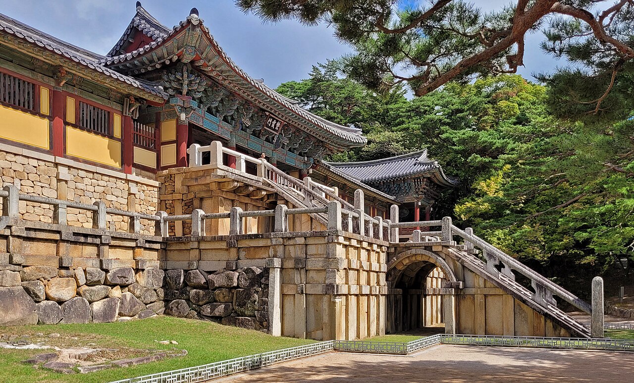 경주 불국사 청운교 및 백운교 전경