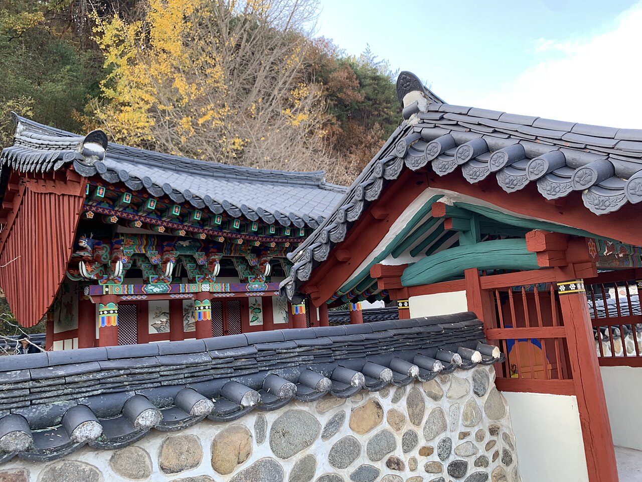 산청 단계리 용담정사 전경
